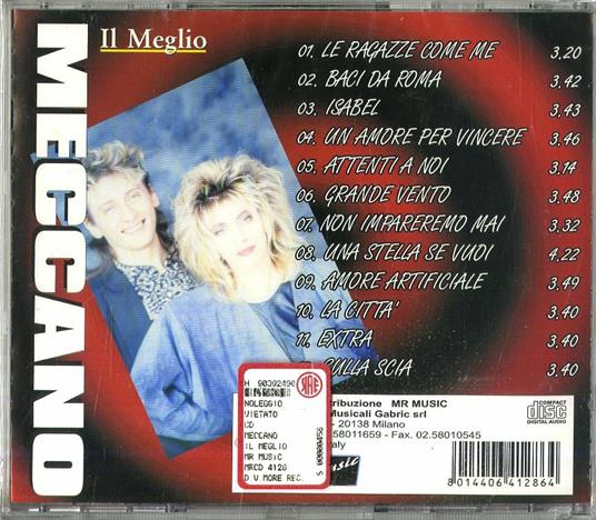 Il meglio - CD Audio di Meccano - 2