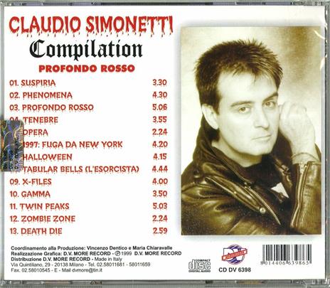 Claudio Simonetti (Colonna sonora) - CD Audio di Claudio Simonetti - 2