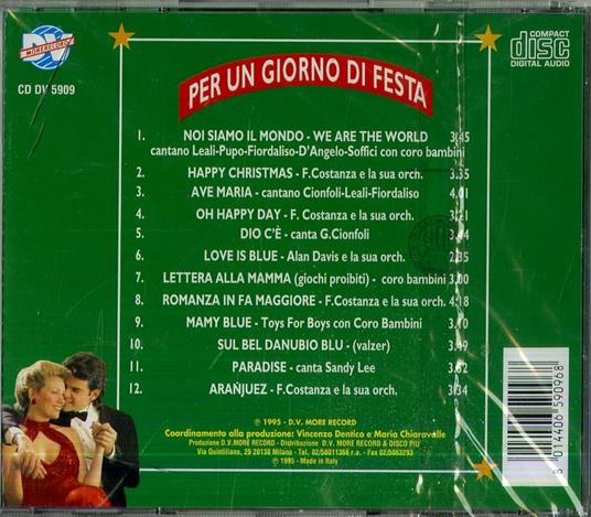 Per un giorno di festa - CD Audio - 2