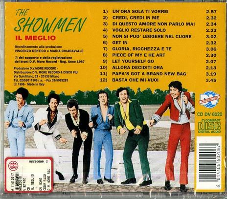 Il meglio - CD Audio di Showmen - 2