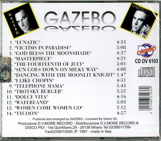 Greatest Hits - CD Audio di Gazebo - 2