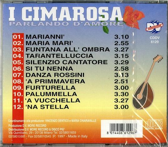 Parlando d'amore - Cimarosa - CD