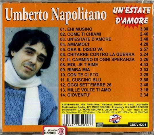 Un'estate d'amore - Umberto Napolitano - CD | IBS