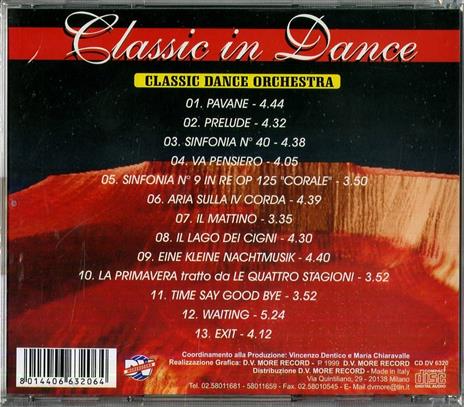 Classic in Dance - CD Audio di Classic Dance Orchestra - 2