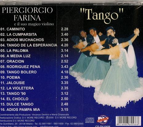 Tango - CD Audio di Piergiorgio Farina - 2