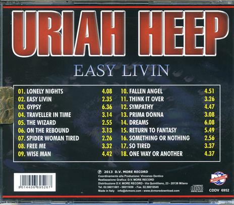 Easy Livin' - CD Audio di Uriah Heep - 2