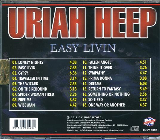 Easy Livin' - CD Audio di Uriah Heep - 2