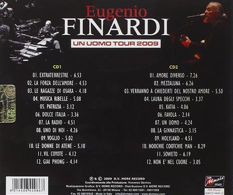 Un uomo. Tour 2009 - CD Audio di Eugenio Finardi - 2