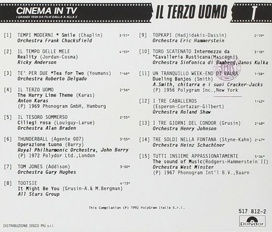 Cinema in TV vol.14 (Colonna sonora) - CD Audio - 2