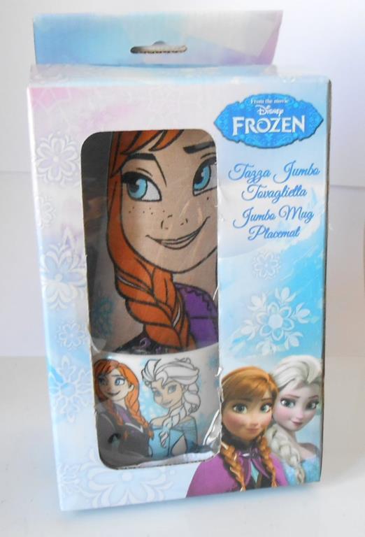 Frozen Disney Tazza Jumbo + Tovaglietta Anna Elsa Olaf - Coriex - Idee  regalo | IBS