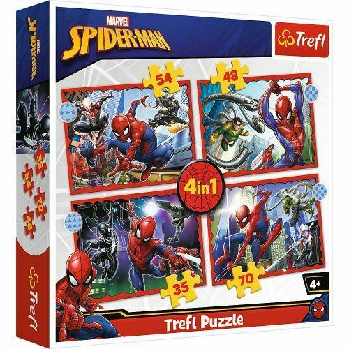 puzzle puzzle 4 in 1 spiderman