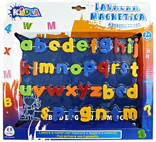 GLOBO Lavagna magnetica con lettere giocattoli - Globo - Lettura e  scrittura - Giocattoli | IBS