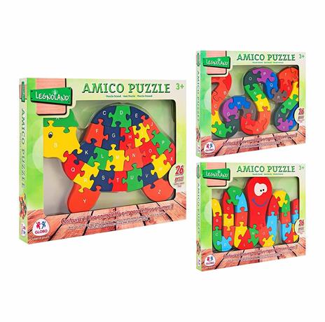 Puzzle In Legno 26 Pz Amico Puzzle - 2