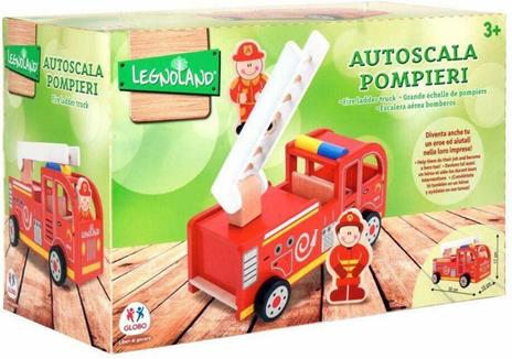 Camion Pompiere in Legno - 2