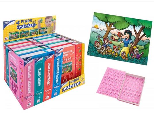 40406 Puzzle Fiabe in Libro 48 Pezzi