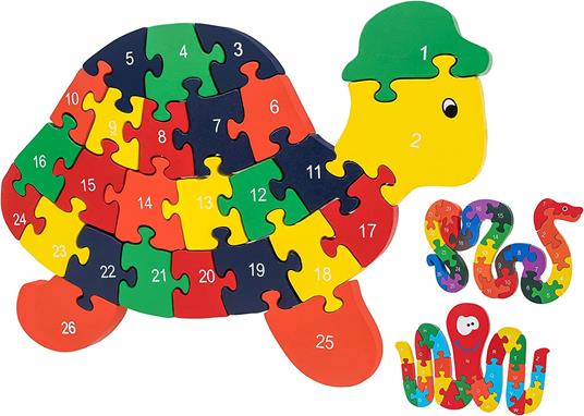 Puzzle Educativo in Legno - Globo Giocattoli