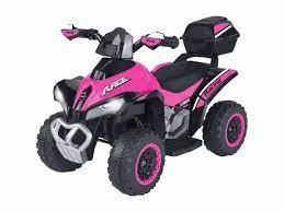 E-Spidko Quad elettrico per bambini, 6 Volt - Rosa