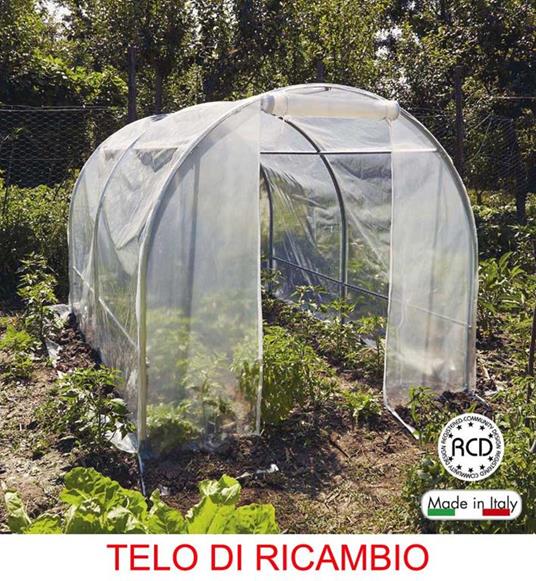 Telo Di Ricambio 2597 Per Serra Spring Medium Modello 2596 Verdemax -  Verdemax - Casa e Cucina | IBS