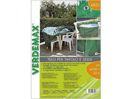 Copertura Impermeabile Per Tavolo E Sedie Cm 100x60 Verdemax