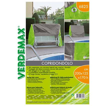 Copertura Telo Impermeabile Per Dondoli 200x125xh170 Verdemax