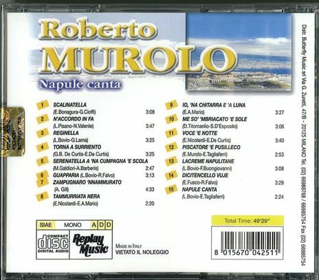 Napule canta - CD Audio di Roberto Murolo - 2