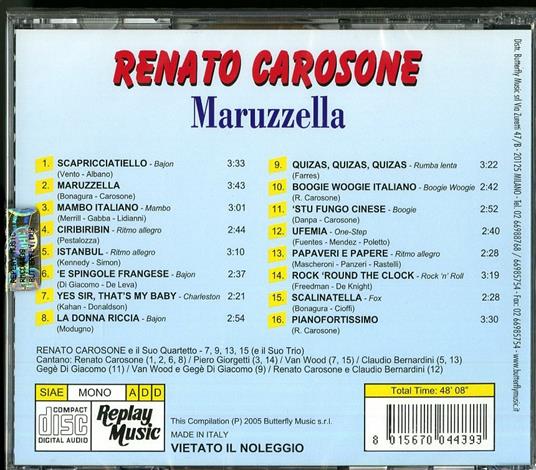 Maruzzella - CD Audio di Renato Carosone - 2