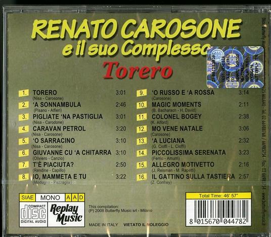 Torero - CD Audio di Renato Carosone - 2