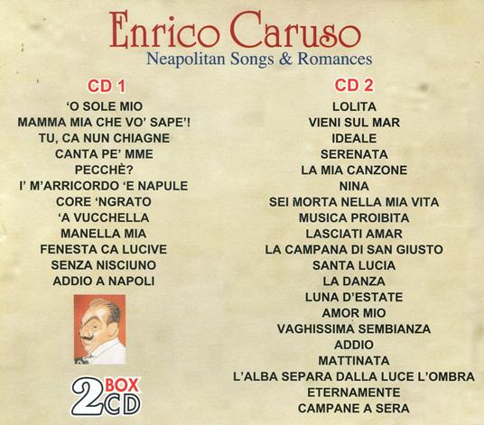 Neapolitan Songs and Romances - CD Audio di Enrico Caruso - 2