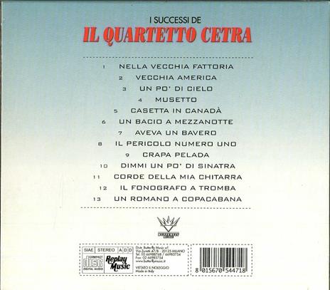 I successi - CD Audio di Quartetto Cetra - 2