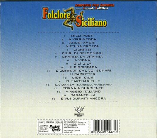 Folclore siciliano - CD Audio di Compagnia Folk di Taormina - 2