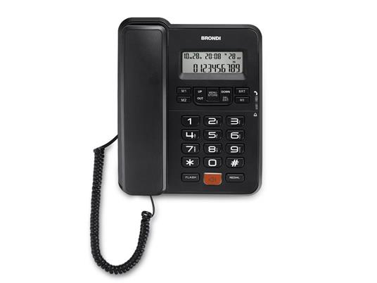 Brondi Office Desk Telefono DECT Nero Identificatore di chiamata - Brondi -  Telefonia e GPS | IBS