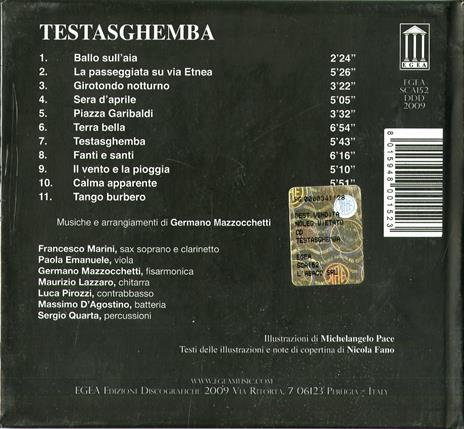 Testasghemba - CD Audio di Germano Mazzocchetti - 2