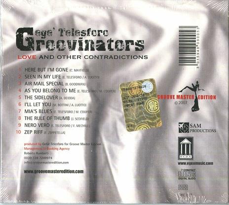 Love and Other Contradictions - CD Audio di Gegè Telesforo,Groovinators - 2