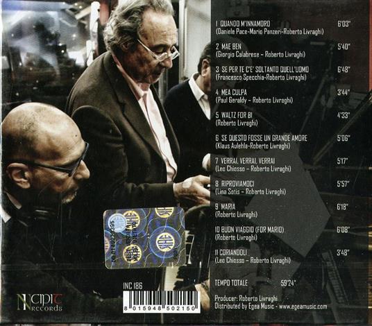 Quando m'innamoro... in duo - CD Audio di Dado Moroni,Franco Ambrosetti - 2