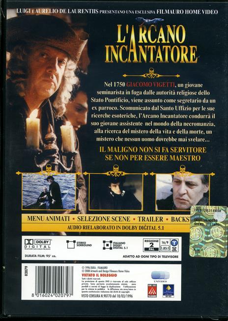 L' arcano incantatore di Pupi Avati - DVD - 2