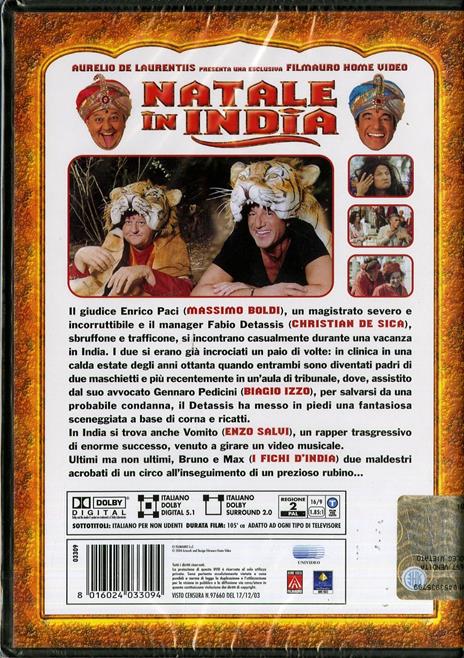 Natale in India - DVD - Film di Neri Parenti Commedia | IBS