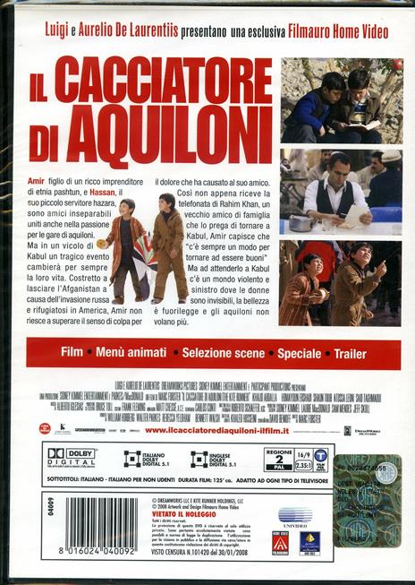 Il cacciatore di aquiloni (1 DVD) di Marc Forster - DVD - 2