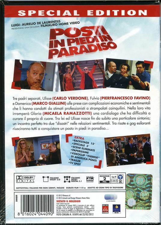 Posti in piedi in paradiso di Carlo Verdone - DVD - 2