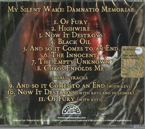 Damnatio Memoriae - CD Audio di My Silent Wake - 2