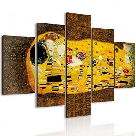 Quadro Multipannello Vogue Il Bacio di Klimt in Legno Multicolore 66x115cm  Lupia - Lupia - Idee regalo | IBS