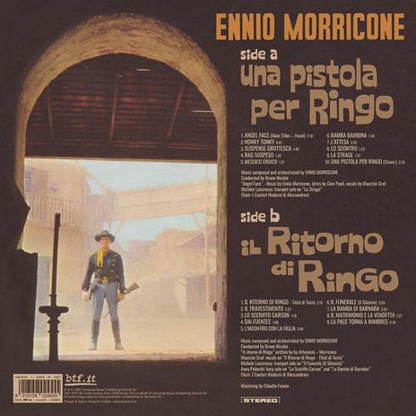 Una pistola per Ringo / Il ritorno di Ringo (Colonna Sonora)(Limited Edition - Crystal Vinyl) - Vinile LP di Ennio Morricone - 3
