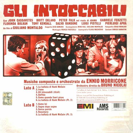 Gli Intoccabili (Colonna sonora) - Vinile LP di Ennio Morricone - 2