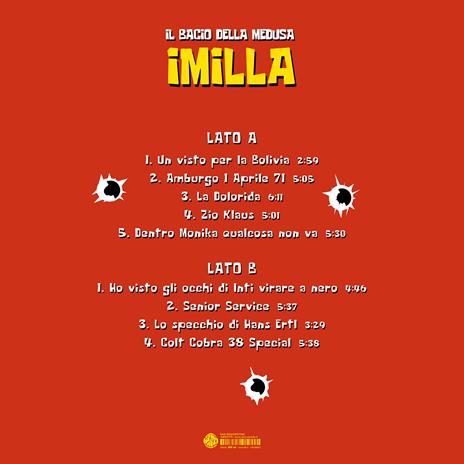 Imilla (Ltd. Edition - Red Vinyl) - Il Bacio della Medusa - Vinile | IBS