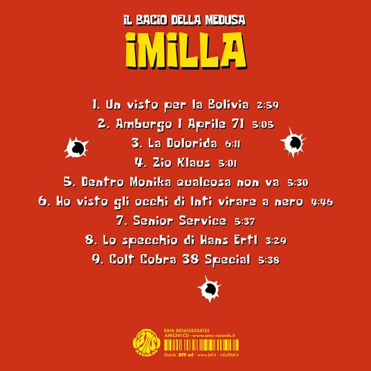 Imilla - CD Audio di Il Bacio della Medusa - 2