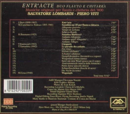 Entr'acte - CD Audio di Piero Salvatori - 2