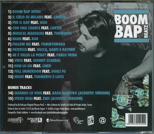 Boom Bap Beatz - CD Audio di DJ Fede - 2