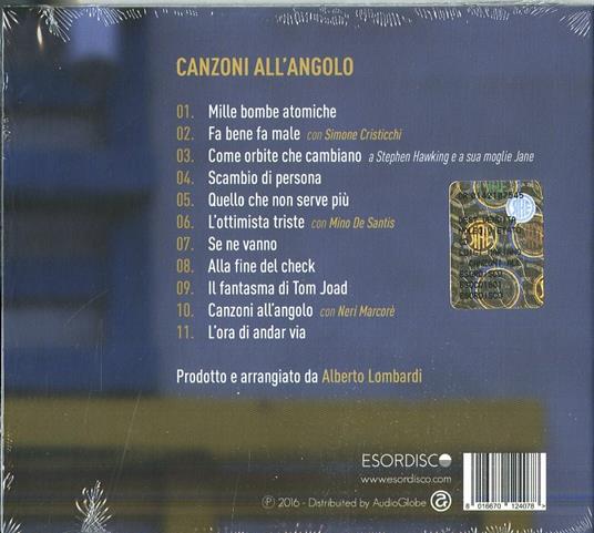 Canzoni all'angolo - CD Audio di Luigi Mariano - 2