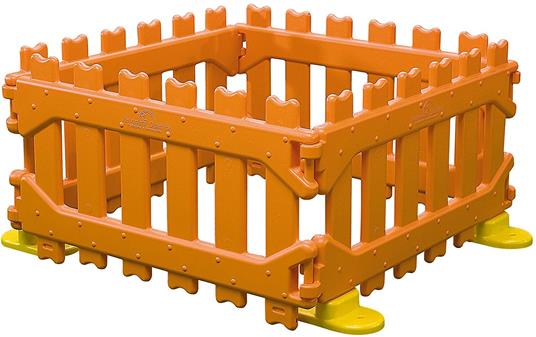 Italveneta Didattica 30200 - Recinzione Play Pen per Area Gioco Bambini, Arancione