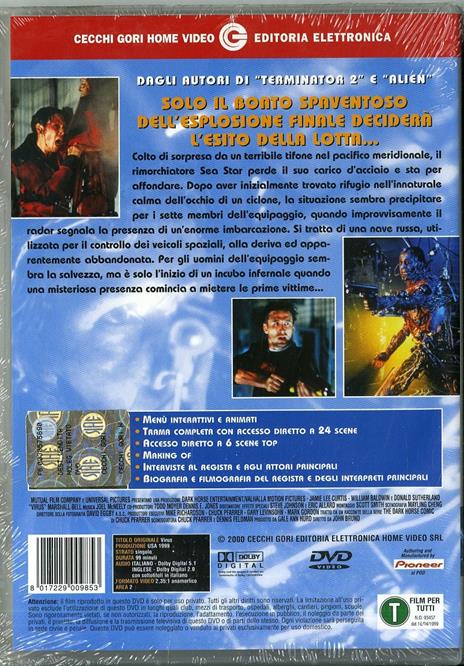 Virus di John Bruno - DVD - 2