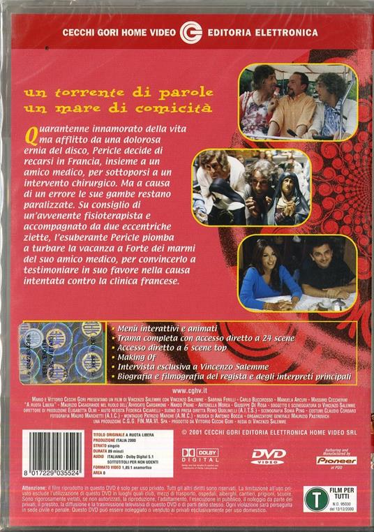 A ruota libera di Vincenzo Salemme - DVD - 2